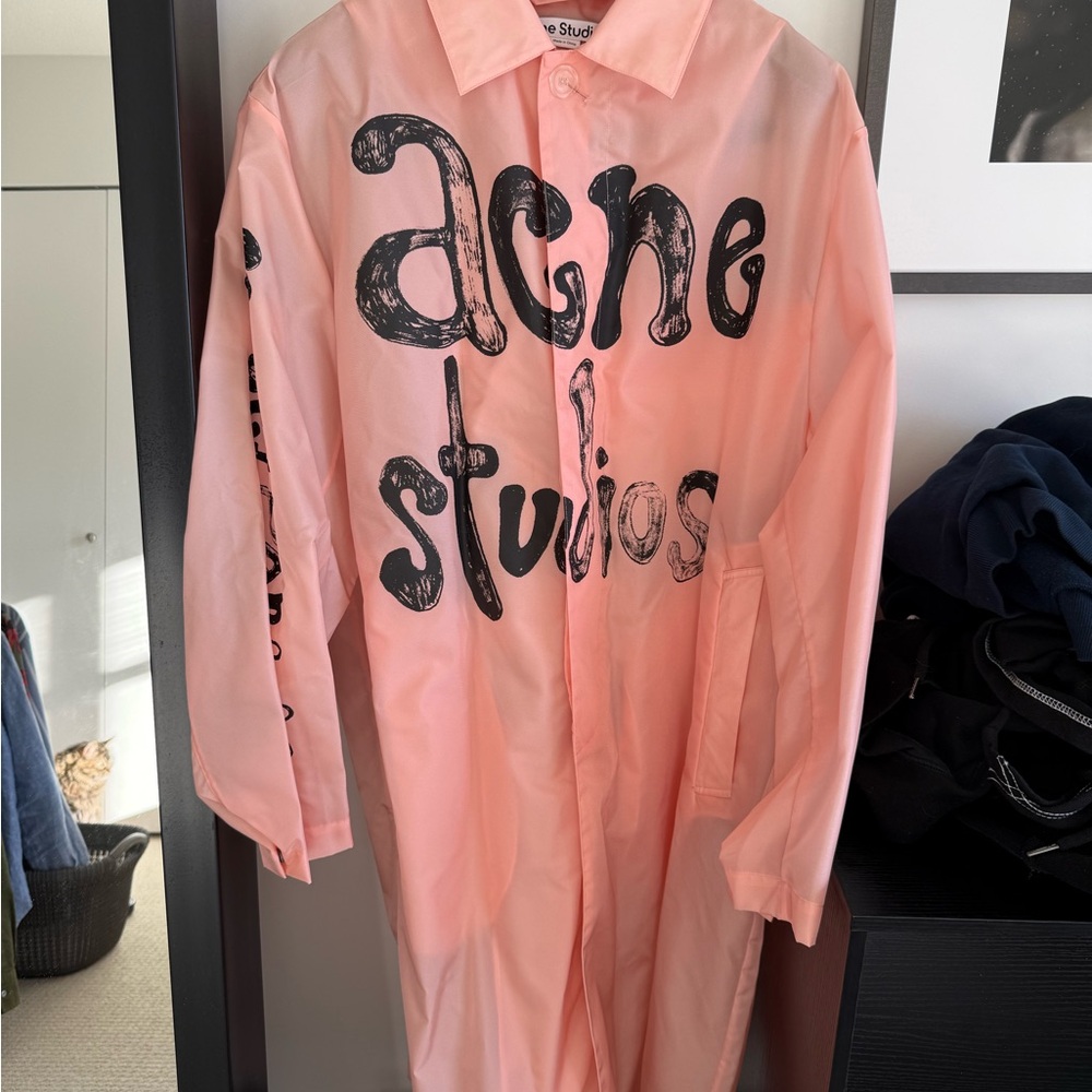 Acne Studios Pink Raincoat